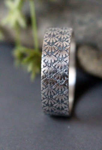 Ineko, Japanese rice symbol ring in sterling silver