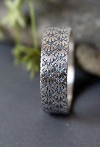Ineko, anillo símbolo japonés del arroz en plata