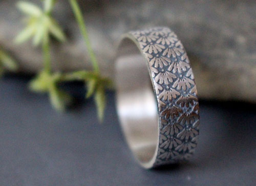 Ineko, Japanese rice symbol ring in sterling silver