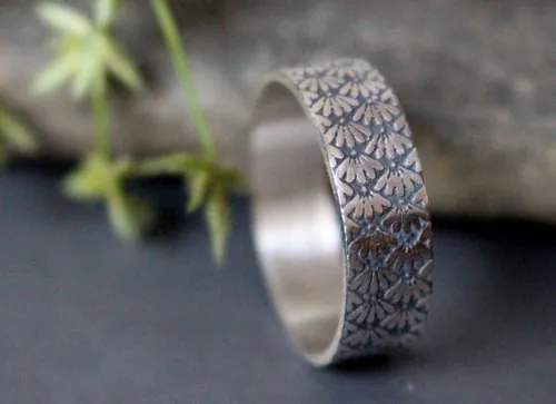Ineko, anillo símbolo japonés del arroz en plata