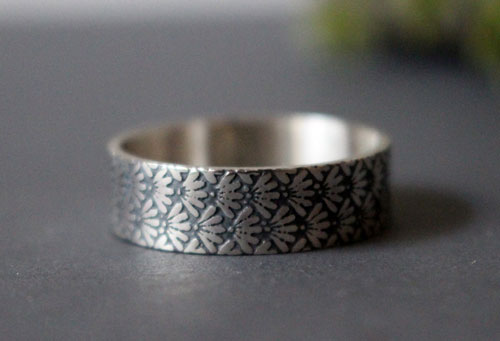 Ineko, Japanese rice symbol ring in sterling silver