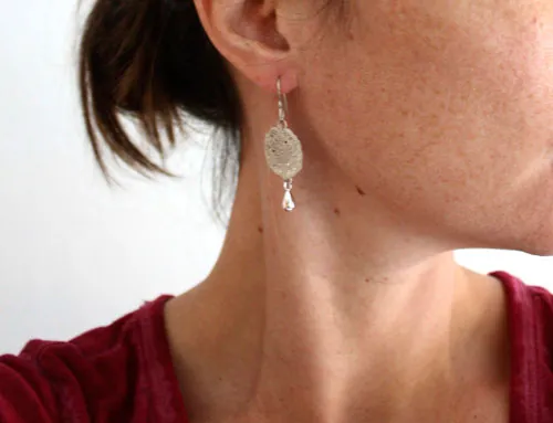 Ishaia, aretes mandala en plata