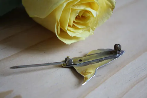 Kolibri, broche colibrí fantástico en plata
