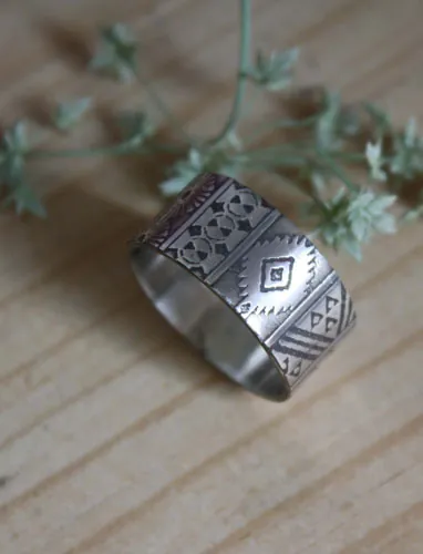 La bohème, anillo espíritu boho en plata