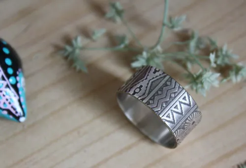 La bohème, anillo espíritu boho en plata