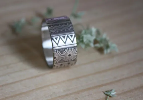 La bohème, anillo espíritu boho en plata