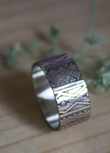 La bohème, anillo espíritu boho en plata