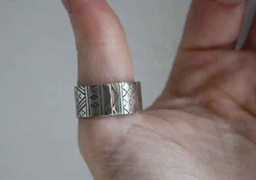 La bohème, anillo espíritu boho en plata