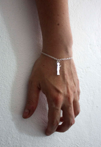 La silueta del Principito, pulsera Saint-Exupéry en plata