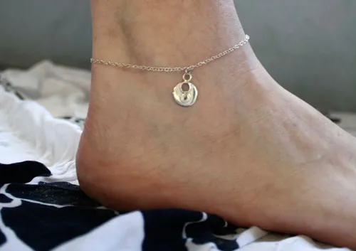 Lina, tobillera y pulsera espiral y círculo del infinito en plata