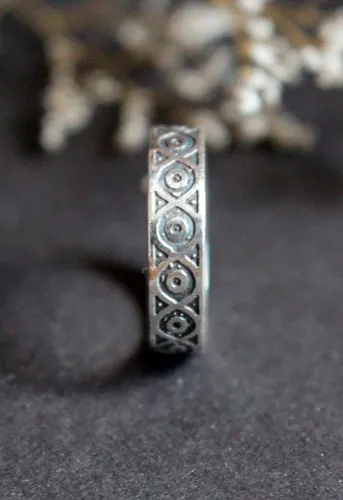 Livunn, anillo vikingo en plata
