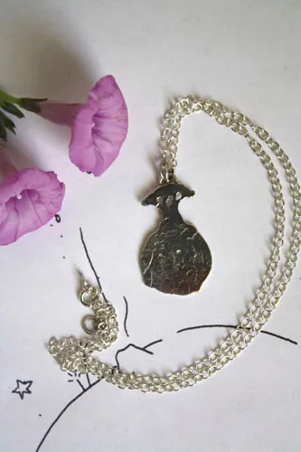 Los Baobabs, collar árbol de El Principito de Saint-Exupéry en plata