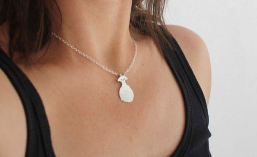 Los Baobabs, collar árbol de El Principito de Saint-Exupéry en plata