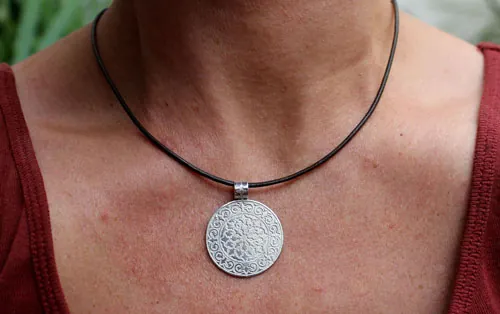 Merlín, dije escudo medieval artúrico en plata