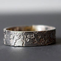 Misao ring with cherry blossom