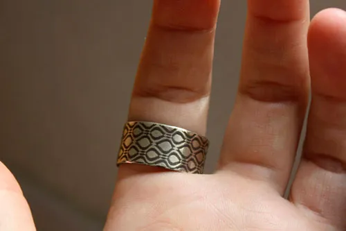 Neo, anillo Matrix en plata