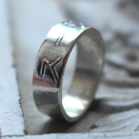 Nombre japonés, anillo kanji, pictograma de Japón, en plata