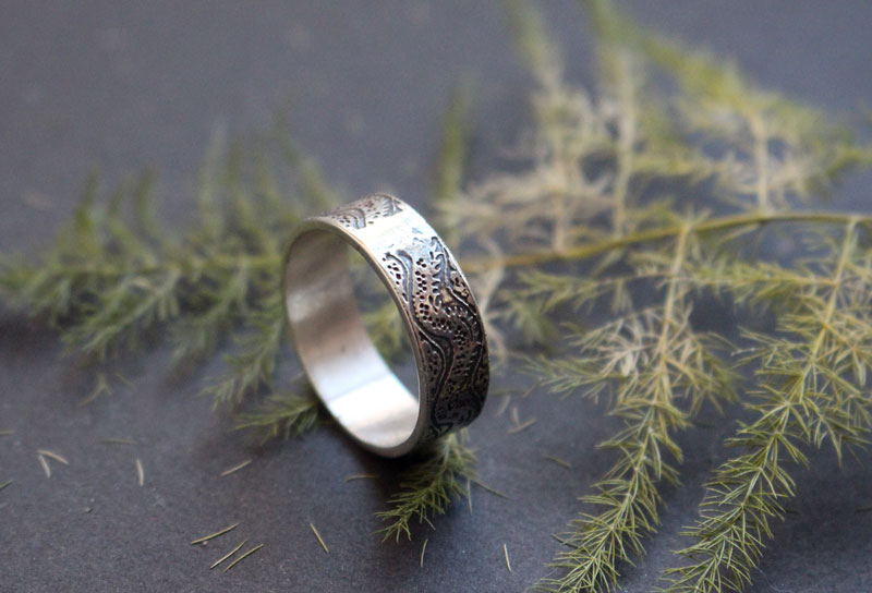 Ouroboros, anillo dragón infinito en plata