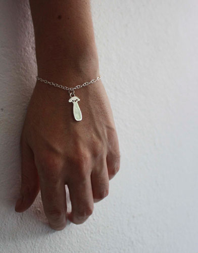 Pequeño baobab, pulsera árbol del Principito en plata