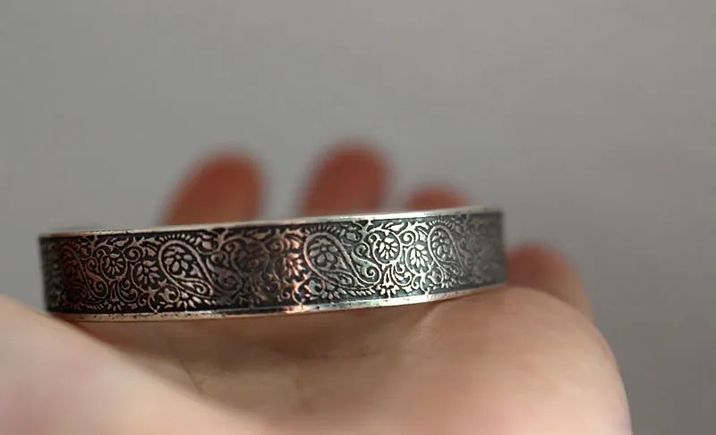 Perfume de Oriente, pulsera cachemira en plata
