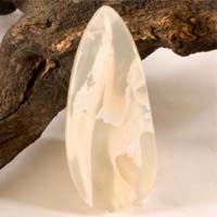 Ágata tubular cabujón