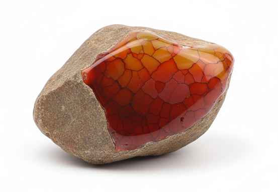 La historia, los beneficios y las virtudes del ágata de vena de dragón