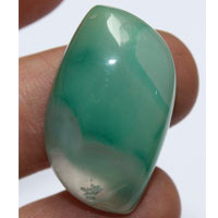 Ágata Verde A cabujón