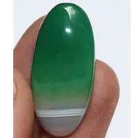 Ágata Verde H cabujón