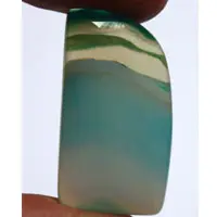 Ágata Verde N cabujón