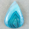 Our blue agate cabochon