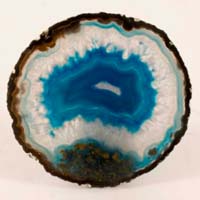 blue turquoise quartz cabochon