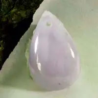 Calcedonia azul lavanda cabujón