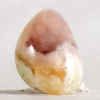 Calcedonia lila E cabujón