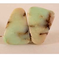 Crisoprasa B cabujón