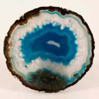 Cuarzo azul turquesa cabujón