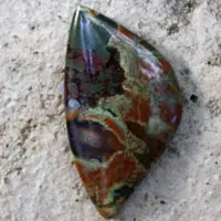 Jaspe selva tropical F cabujón