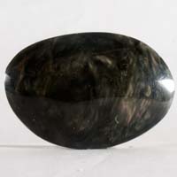 Obsidiana gris cabujón