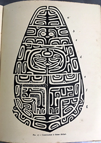 Tapa, collar de arte polinesio en plata