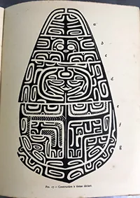 Tapa, collar de arte polinesio en plata