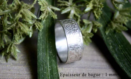 Tesoro zapoteco, anillo zapoteca de México en plata