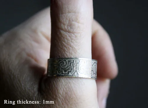 Tesoro zapoteco, anillo zapoteca de México en plata