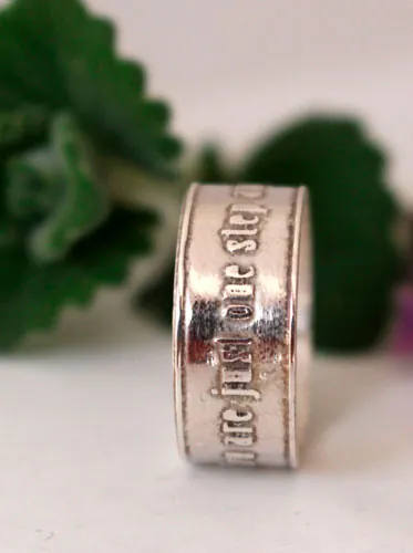 You are just one step away, anillo de aliento y espiritualidad en plata